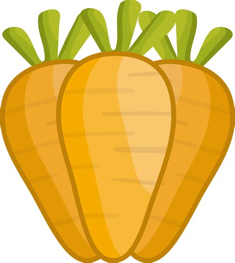 Free Cute Carrot Cartoon Design 19841584 Png With Transparent Background