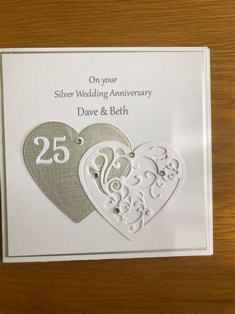 Silver Wedding Anniversary Beth Enamel Pins Cards Maps Playing Cards