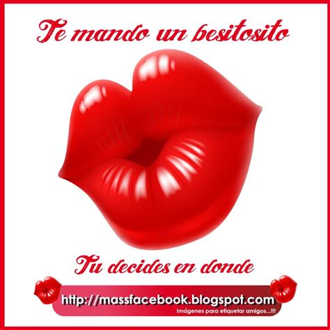 Imagenes De Facebook Con Mensajes De Besos Para Compartir