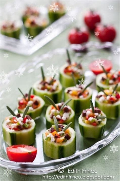 The heavy horderves was provided by the venue and was delicious. 24 Tasty Appetizers for Every Occasion - Cucumber ...