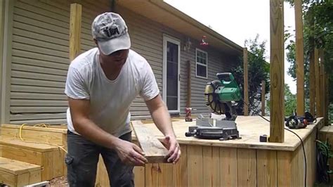 How To Lay Deck Boards Youtube