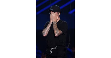 Justin Bieber Crying At The Mtv Vmas 2015 Popsugar Celebrity Photo 5