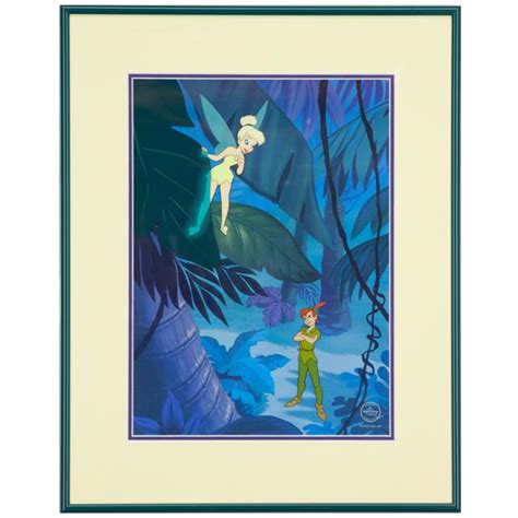 Framed Artwork Of Making Mischief Peter Pan Animation Cel
