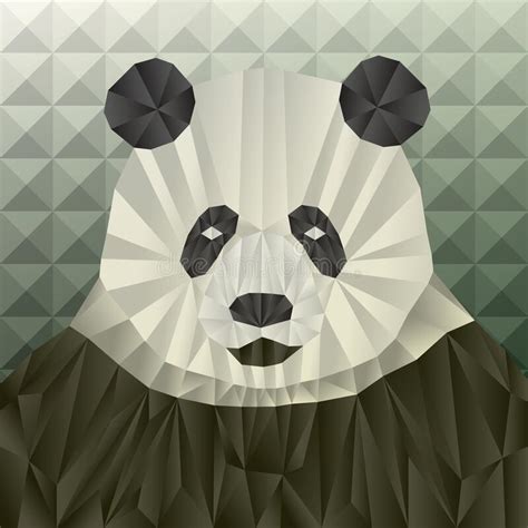 Polygon Illustration Giant Panda Stock Illustrations 10 Polygon