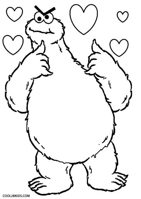 Cookie monster coloring pages monster coloring pages sesame. Baby Cookie Monster Drawing at GetDrawings | Free download