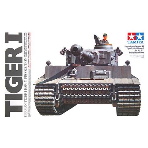 Tamiya 116 Radio Contolled German Tiger 1 Rc Tank Defcon Airsoft