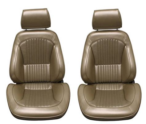 1968 Mustang Standard Touring Ii Front Bucket Seats Pair Standard