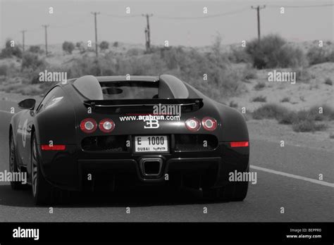 Bugatti Veyron Back Stock Photo Alamy