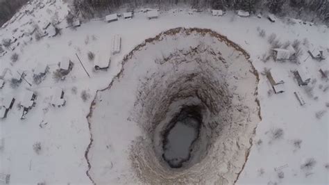 The Giant Sinkhole Near Solikamsk Continues To Grow · Russia Travel Blog