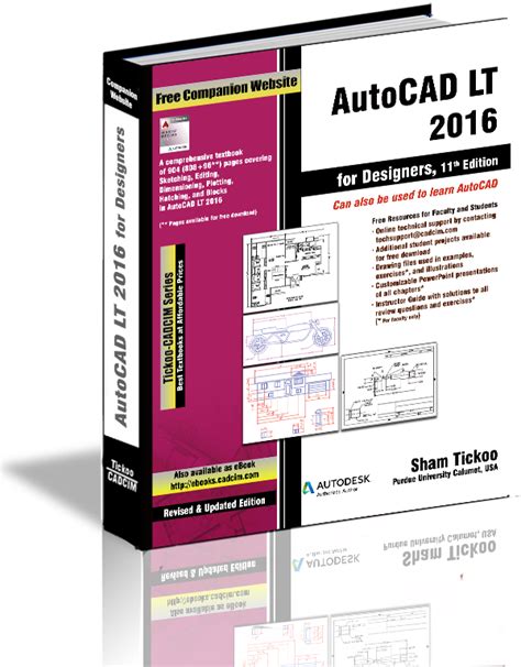 Autocad Lt 2016 For Designers Book By Prof Sham Tickoo And Cadcim