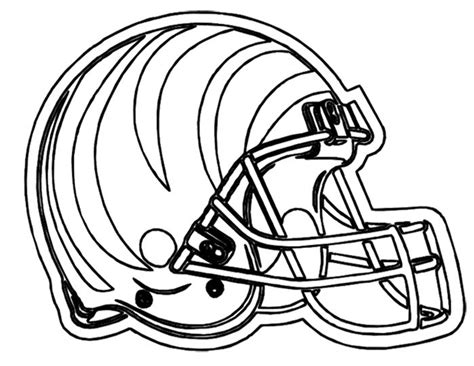 San francisco 49ers helmet coloring page. Football Helmet Cinncinnati Bengals Coloring Page ...