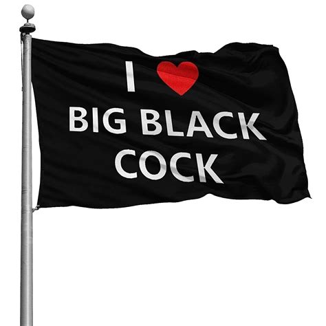 i love big black cock home decoration flag 4x6 feet outdoor decorative flags