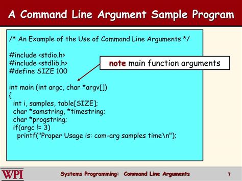 Ppt Command Line Arguments Powerpoint Presentation Free Download