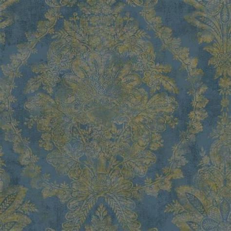 Free Download Sample Granville Wallpaper In Blue By Ronald Redding For