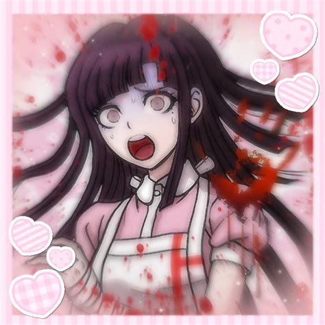 ᴗ･ ♡ Aesthetic Anime Creepy Pink Aesthetic Mikan Tsumiki