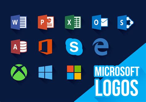 Microsoft Icons New Logos Vector 113461 Vector Art At Vecteezy Riset