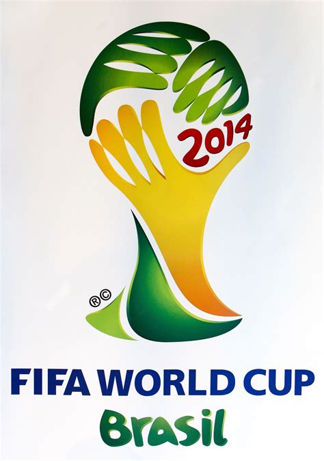 the official logo for the 2010 world cup is displayed in front of an advertisement board