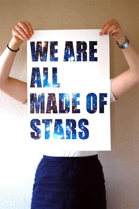 We Are All Made Of Stars Digital Art Print Nebula Galaxies Etsy