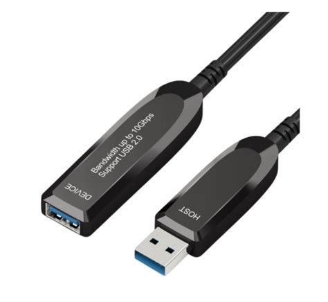 Usb 31 Aoc Fiber Type A Male To Female Extension Cable 300m