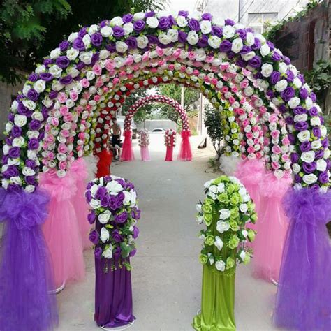 Machiel Steens Diy Wedding Arch Fake Flowers Wedding Arch Covered