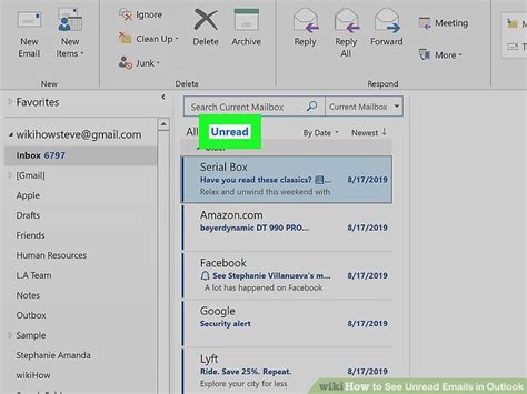 How To See Unread Emails In Outlook 8 Steps With Pictures