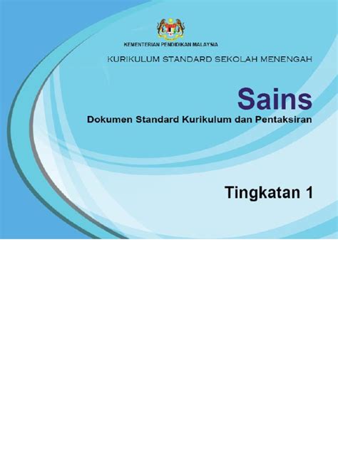 Dskp kssm tingkatan 3 geografi (2019). DSKP KSSM SAINS TINGKATAN 1.pdf