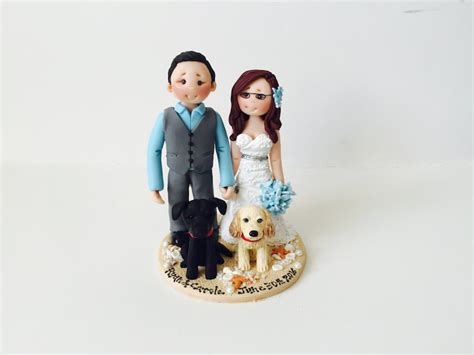 Personalised Bride And Groom Beach Wedding Cake Topper Etsy