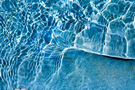 Abstract Blue Water Surface Background Texture Stock Image Image Of