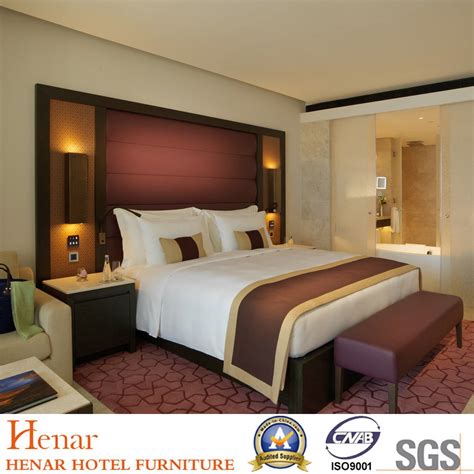 Henar 5 Star Hotel Furniture With Concise Bedroom Set China Bedroom