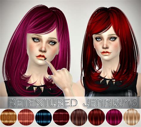 Butterflysims Hair Retextured At Jenni Sims Sims Updates