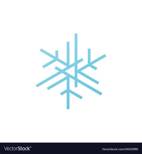 Snowflakes Snow Flakes Logo Icon Vector Element Download A Free