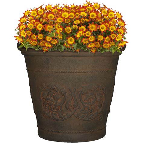 Sunnydaze Arabella Flower Pot Planter Outdoorindoor Extra Durable