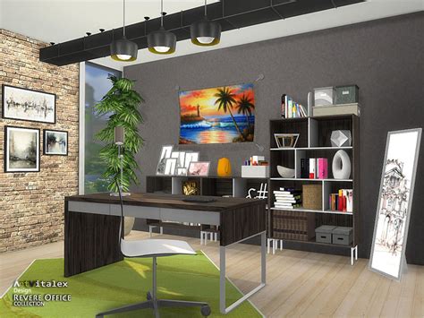 The Best Office By Artvitalex Sims 4 Sims Sims 4 Cc Furniture Images