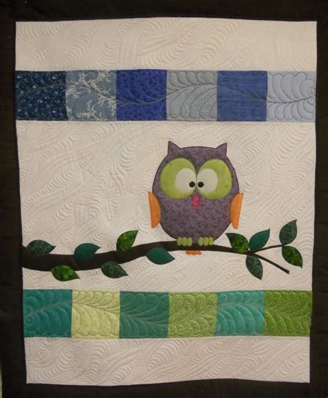 Katies Quilts And Crafts Halloween And Owl Baby Quilt