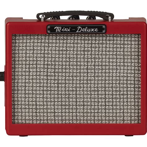 Fender Mini Deluxe Amp Red Mini Amp Musik Produktiv