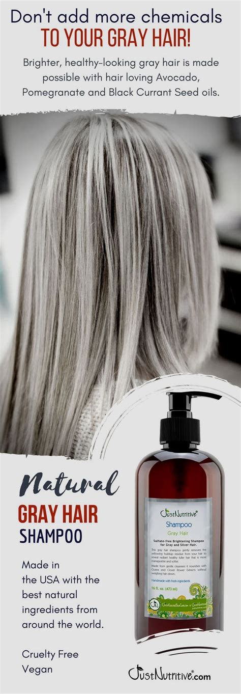 Grey hair styling products are available now at sephora! www.justnutritive.com/gray-hair-nutritive-shampoo/ ideas # ...