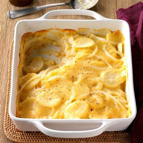 Apr 01, 2020 · scalloped potatoes are an easy classic recipe, perfect for your easter dinner, christmas, thanksgiving or even just for sunday dinner. Scalloped Potato Recipes to Get Cozy With | Taste of Home