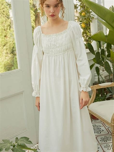 vintage victorian cotton nightgown plus size clothing etsy