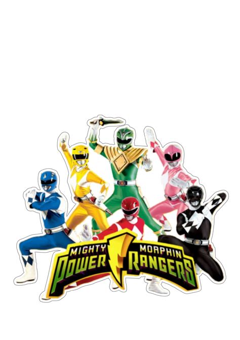 Kit Festa Power Rangers Para Imprimir OrigamiAmi Arte Para Toda A