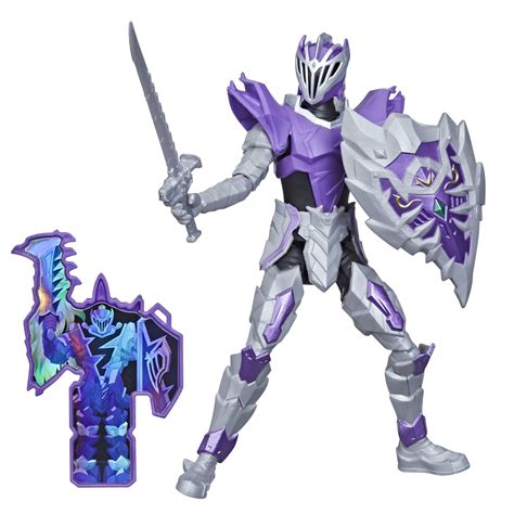 Power Rangers Dino Fury Void Knight Ranger Action Figure with Dino Fury