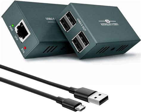 Greathtek Usb20 Extender Over Ethernet Rj45 4 Usb 20 Transmisión De