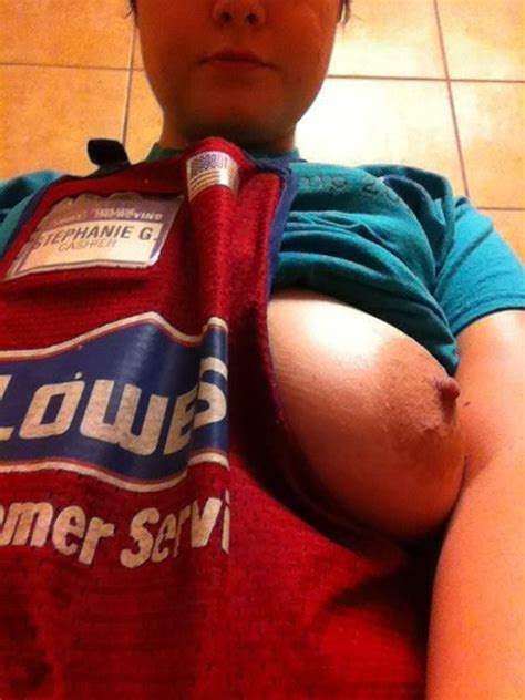 Lowes Cashier Flash Shesfreaky