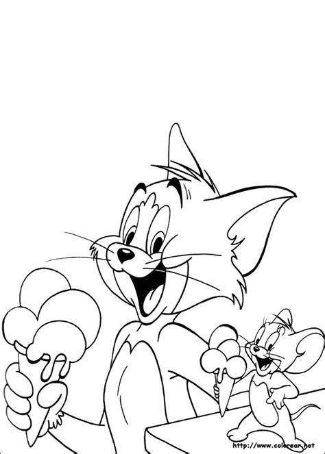 Dibujos Para Colorear De Tom Y Jerry