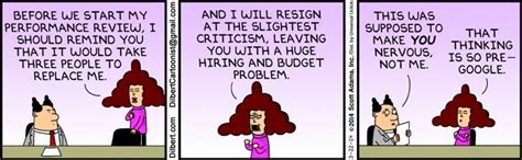 Performance Review Alice The Dilbert Strip For March 22 2014