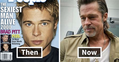 then and now photos of sexiest man alive as chosen by the people magazine 1990 2021 demilked