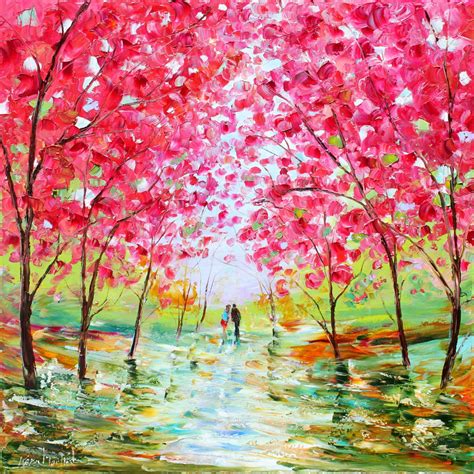 Spring Romance Oil Painting By Karen Tarlton Cotton Ridge Create