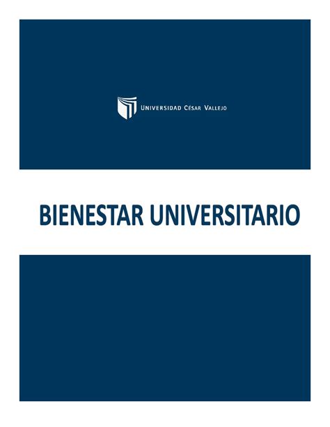 Bienestar Universitario By Responsabilidad Social Universitaria Issuu