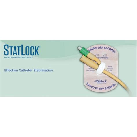 Statlock Catheter Stabilization Device 2 Way Foley Skin Prep Leg Bag X1