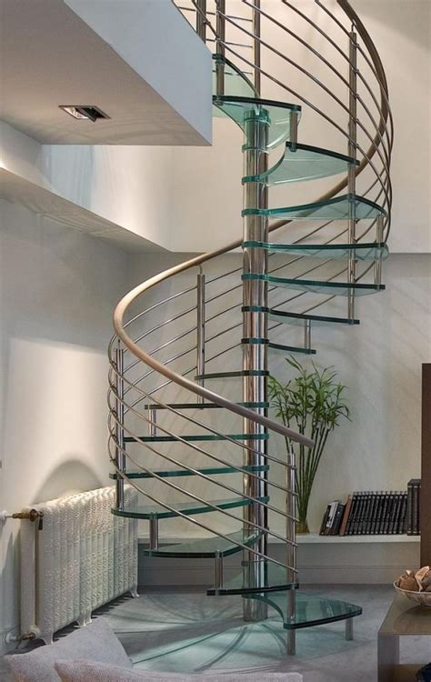 15 Stunning Glass Spiral Staircase Designs That You Shouldnt Miss