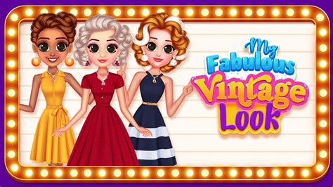 My Fabulous Vintage Look Princess Dress Up Games Youtube